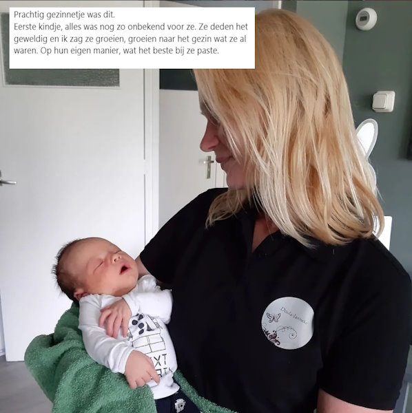 foto Janneke met baby